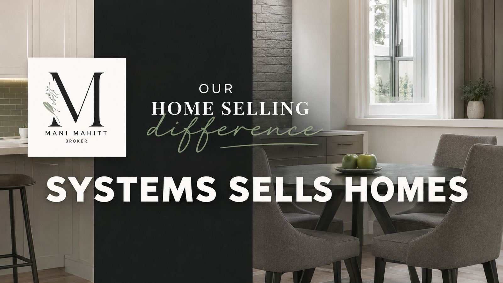 Mani Mahitt home selling strategy with modern kitchen interior