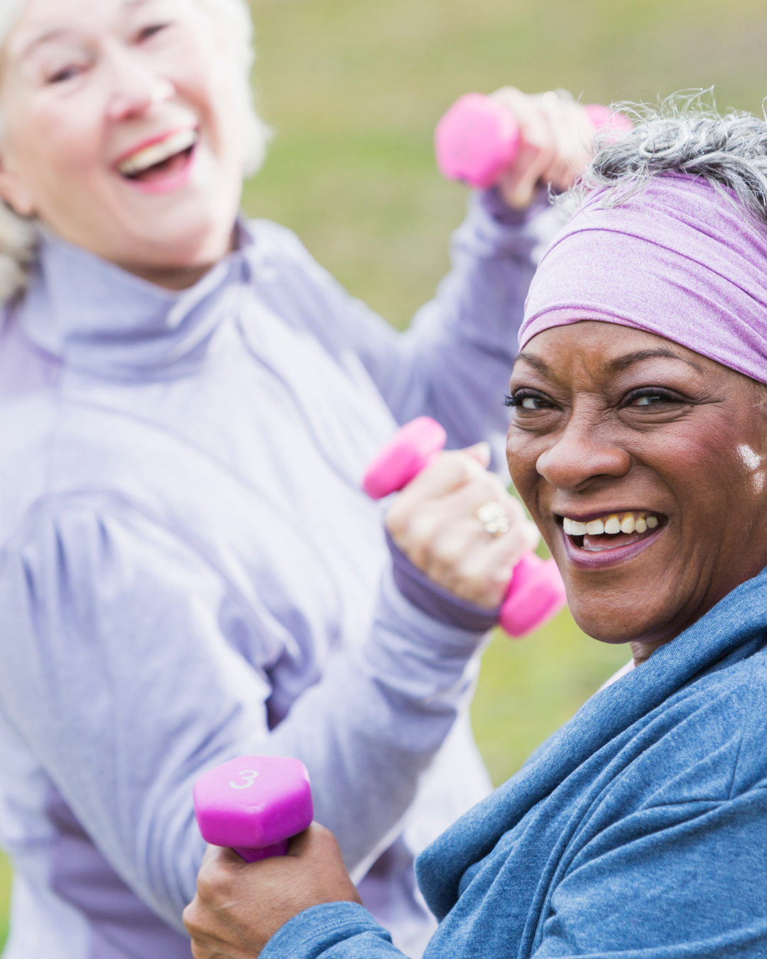 Active older adults enjoying an active lifestyle